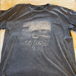 Maurices Charcoal Road Graphic Tee